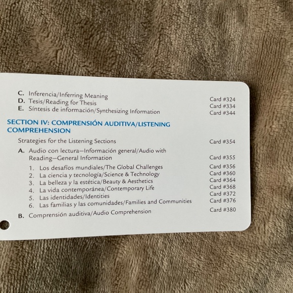 Barron’s  flash card for Spanish АР - Picture 8 of 9